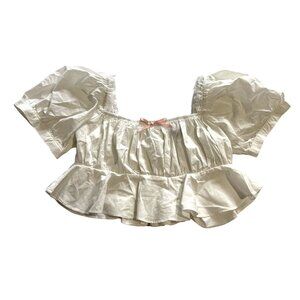 Serpenti Apparel The Sofia Top in White